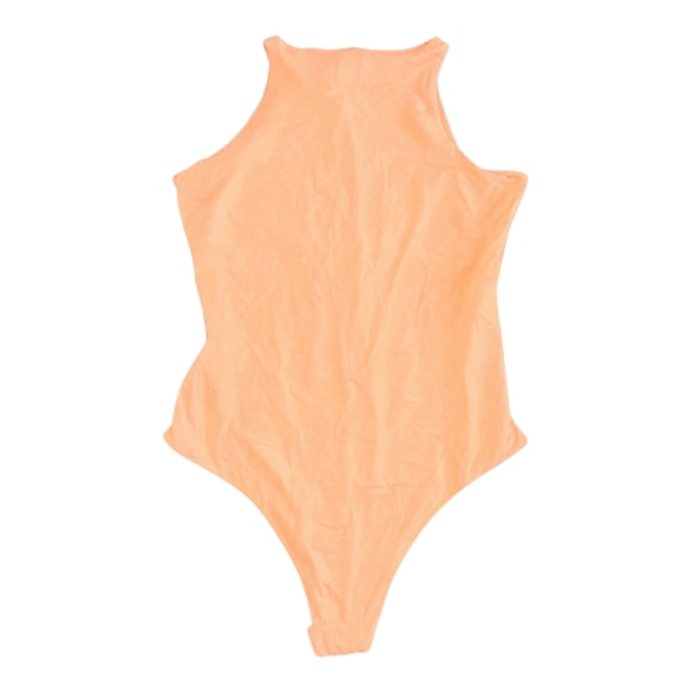 SKIMS Fits Everybody High Neck Bodysuit Faded Nectar XS - Picture 7 of 8